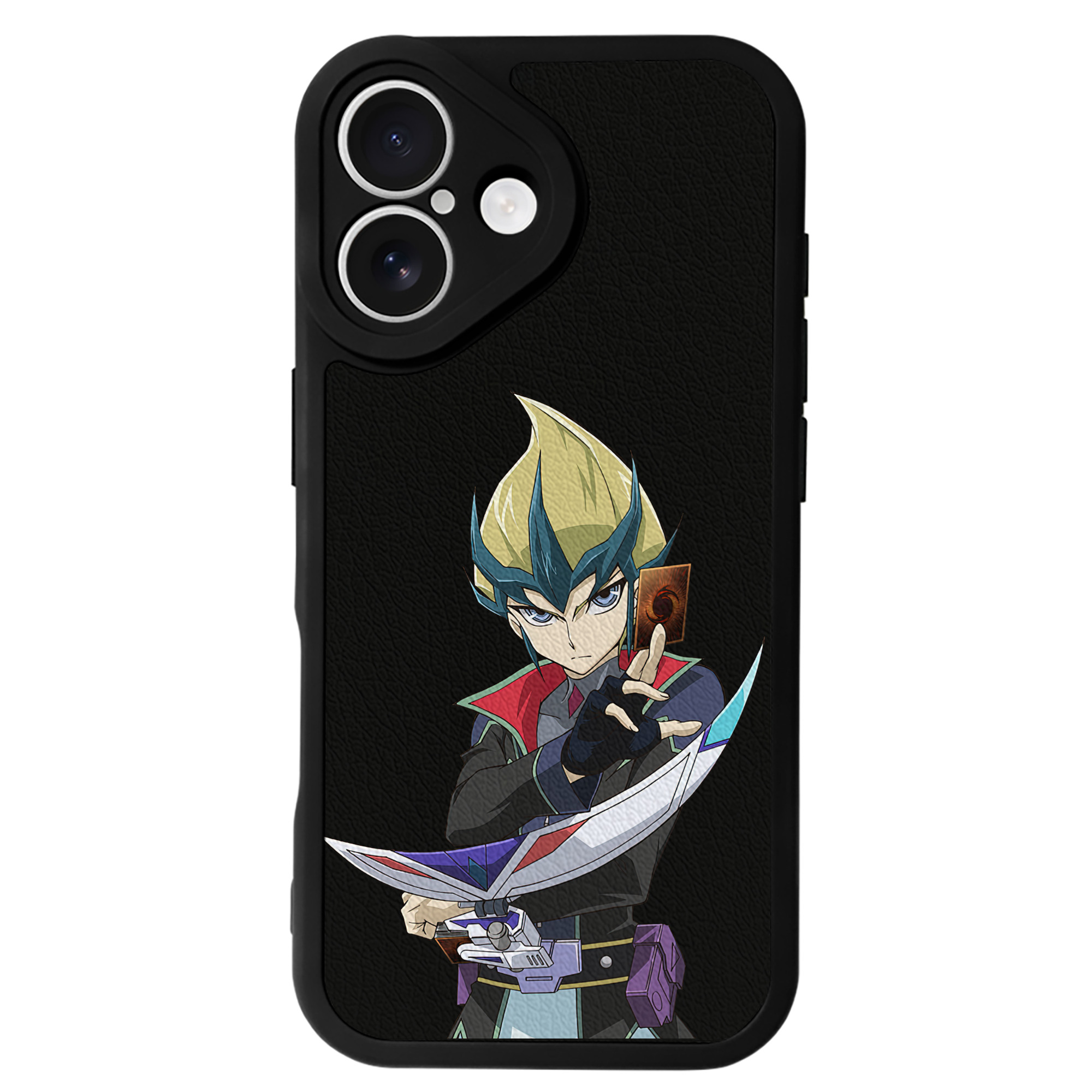 遊☆戯☆王 Yu-Gi-Oh! 【iPhone 16シリーズ対応】シリコンスマホケース（レザー調） 材質：シリコン